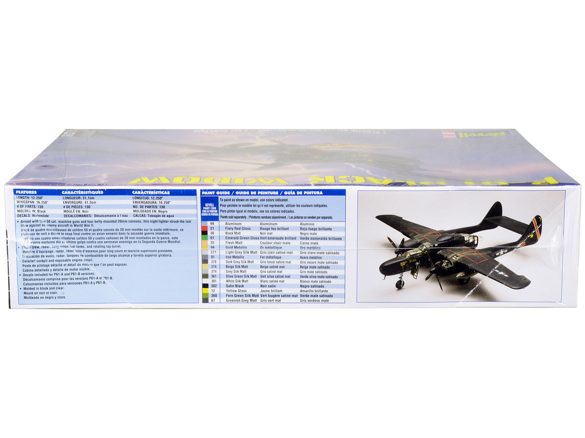 Level 5 Model Kit P-61 Black Widow Fighter Plane 1/48 Scale Model by Revell LuxuryLifeWay Online Store