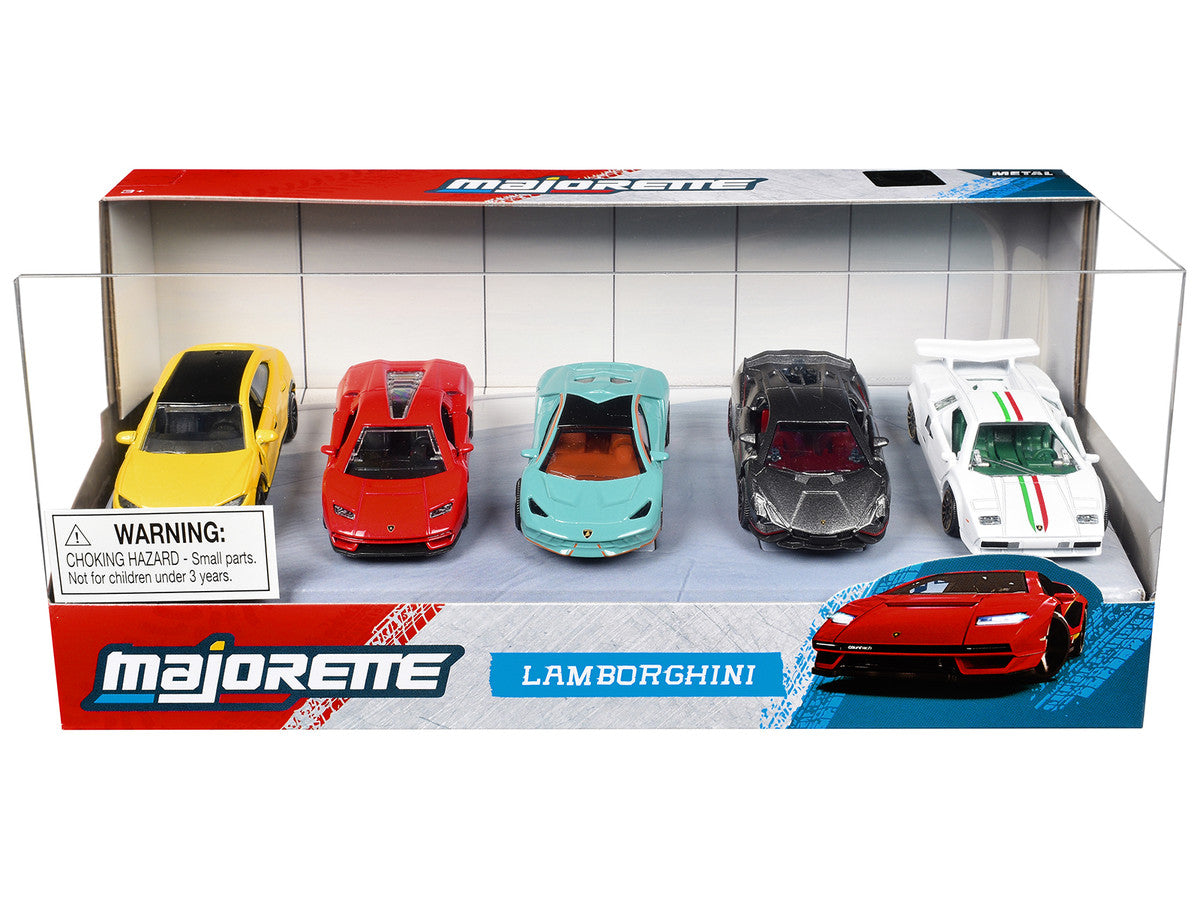 "Lamborghini" (2026) 5 Piece Set 1/64 Diecast Model Cars by Majorette LuxuryLifeWay Online Store