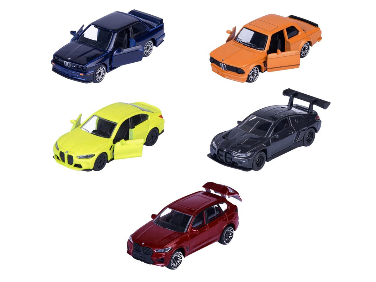 "BMW Edition" 5 Piece Set 1/64 Diecast Model Cars by Majorette LuxuryLifeWay Online Store