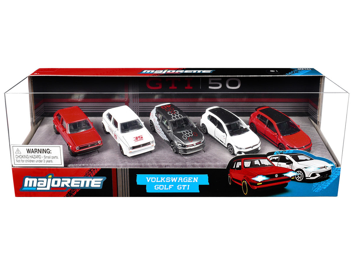 "Volkswagen Gold GTI" 5 Piece Set 1/64 Diecast Model Cars by Majorette LuxuryLifeWay Online Store