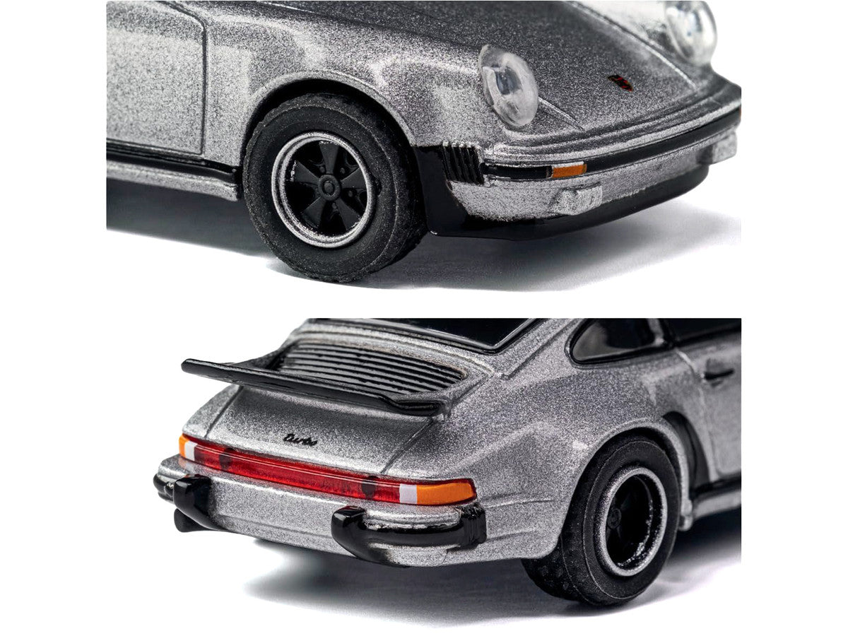 1975 Porsche 930 Turbo Silver Metallic "Collection" Series 1/64 Diecast Model Car by Majorette LuxuryLifeWay Online Store