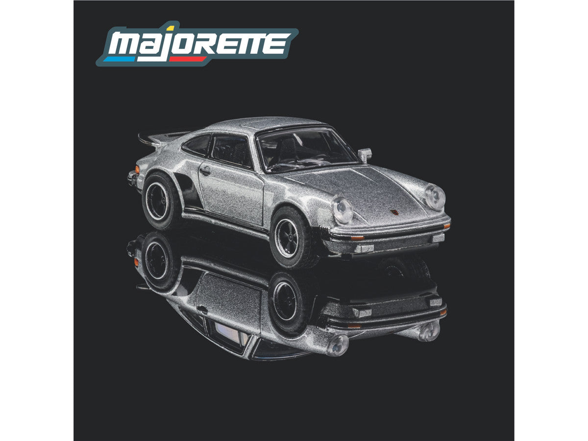 1975 Porsche 930 Turbo Silver Metallic "Collection" Series 1/64 Diecast Model Car by Majorette LuxuryLifeWay Online Store