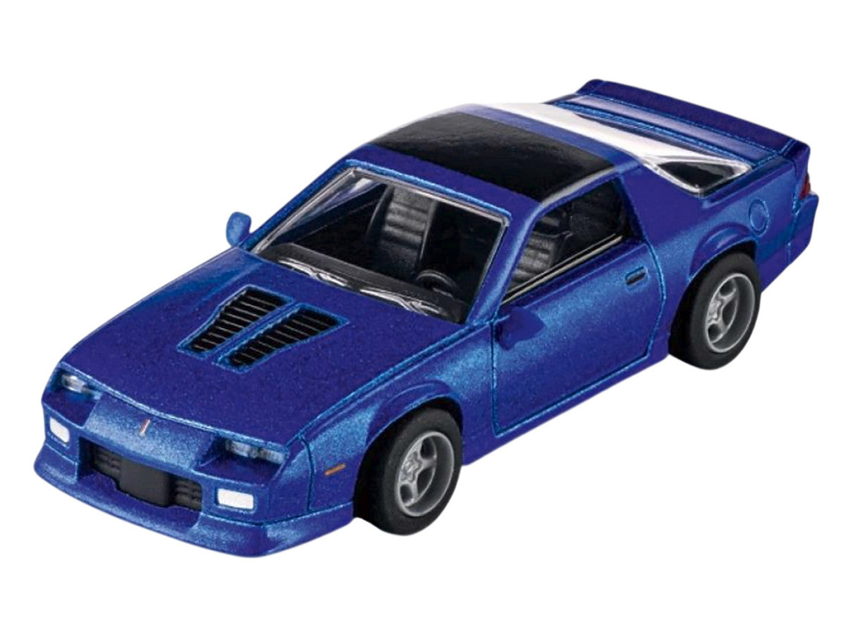 1985 Chevrolet Camaro Blue Metallic with Black Top "Collection" Series 1/64 Diecast Model Car by Majorette LuxuryLifeWay Online Store