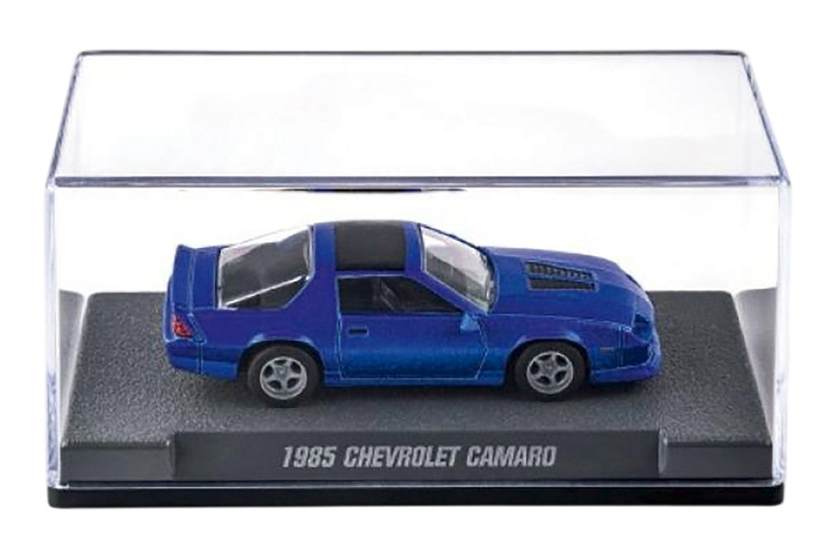 1985 Chevrolet Camaro Blue Metallic with Black Top "Collection" Series 1/64 Diecast Model Car by Majorette LuxuryLifeWay Online Store