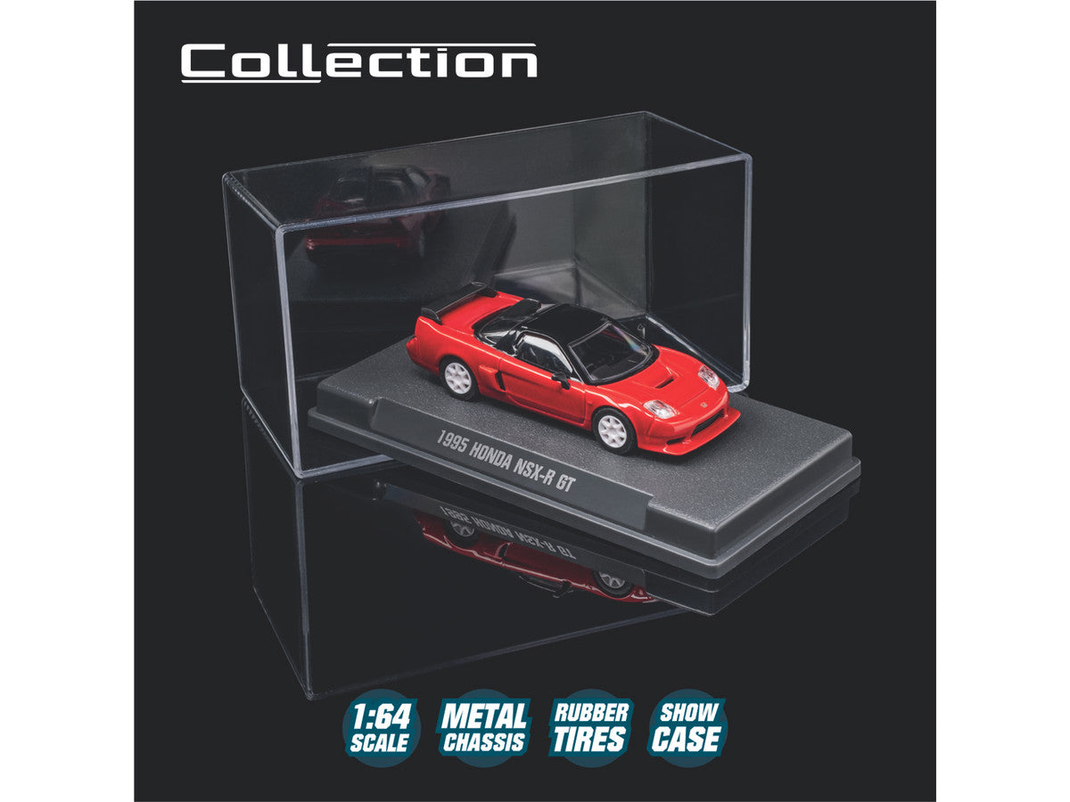 1995 Honda NSX-R GT RHD (Right Hand Drive) Red with Black Top "Collection" Series 1/64 Diecast Model Car by Majorette LuxuryLifeWay Online Store