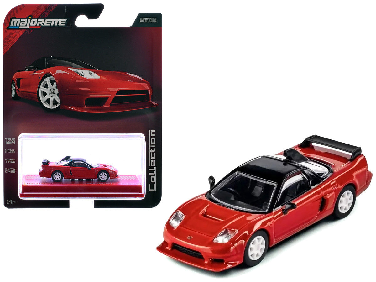 1995 Honda NSX-R GT RHD (Right Hand Drive) Red with Black Top "Collection" Series 1/64 Diecast Model Car by Majorette LuxuryLifeWay Online Store