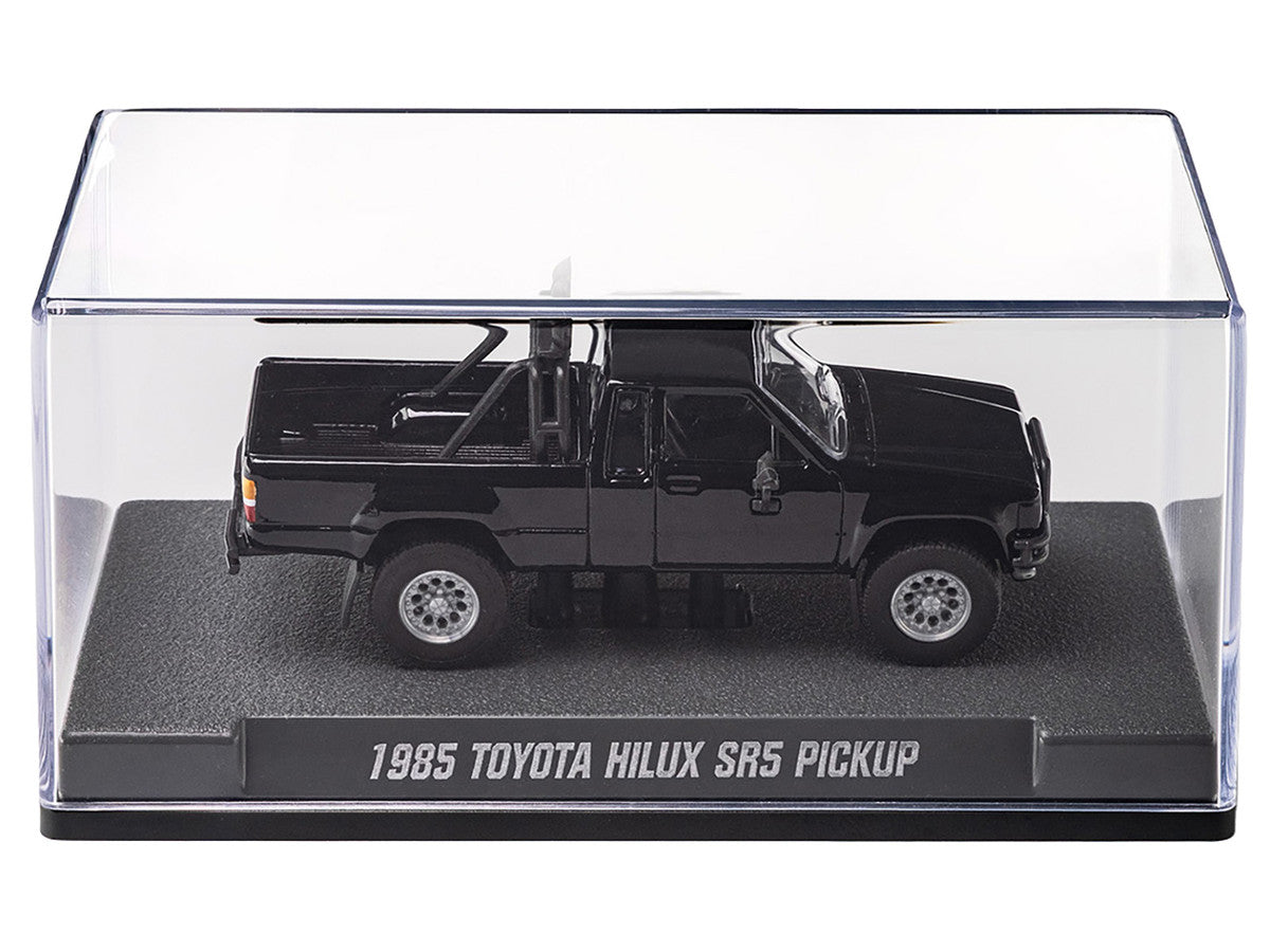 1985 Toyota Hilux SR5 Pickup Truck Black "Collection" Series 1/64 Diecast Model Car by Majorette LuxuryLifeWay Online Store