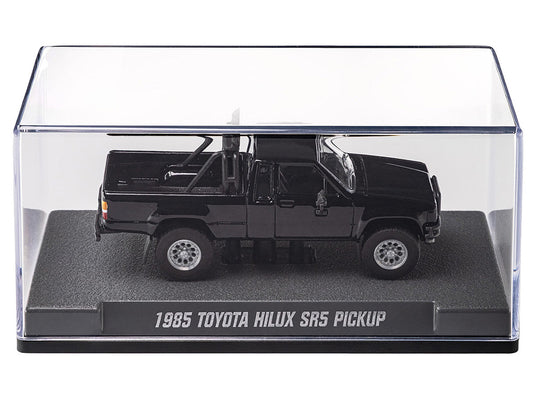 1985 Toyota Hilux SR5 Pickup Truck Black "Collection" Series 1/64 Diecast Model Car by Majorette LuxuryLifeWay Online Store