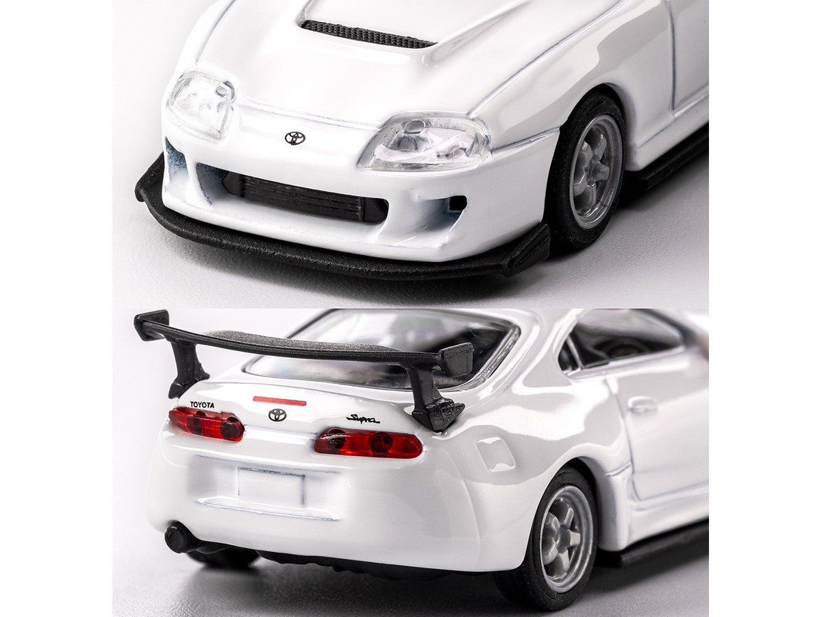 1995 Toyota Supra RHD (Right Hand Drive) White "Collection" Series 1/64 Diecast Model Car by Majorette LuxuryLifeWay Online Store