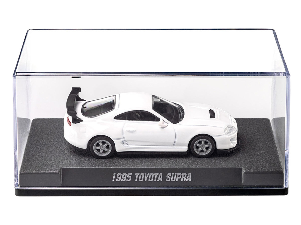 1995 Toyota Supra RHD (Right Hand Drive) White "Collection" Series 1/64 Diecast Model Car by Majorette LuxuryLifeWay Online Store