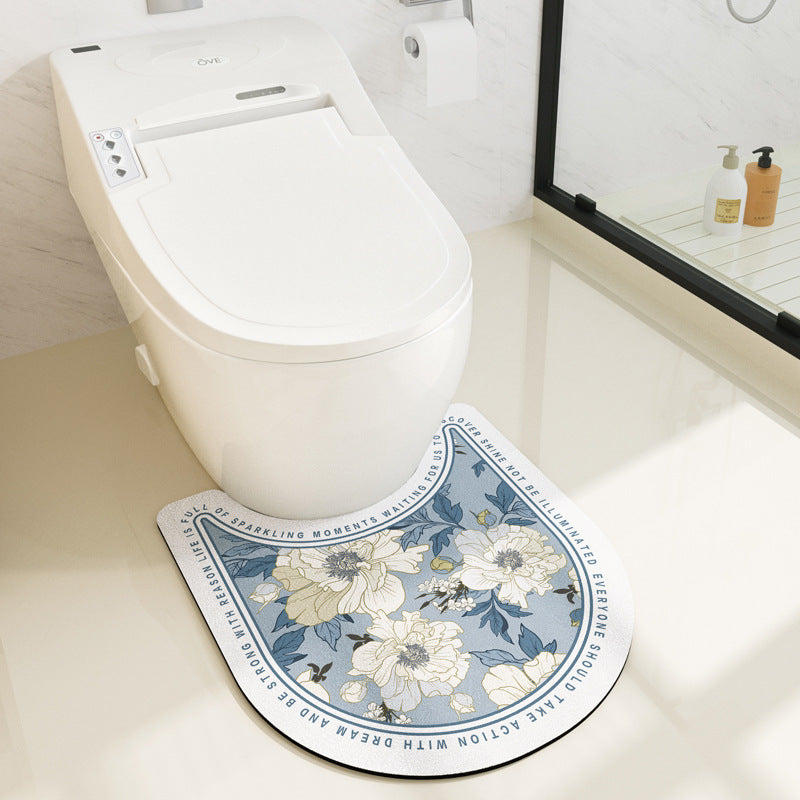 Bathroom Absorbent Non-slip Carpet Floor Mat