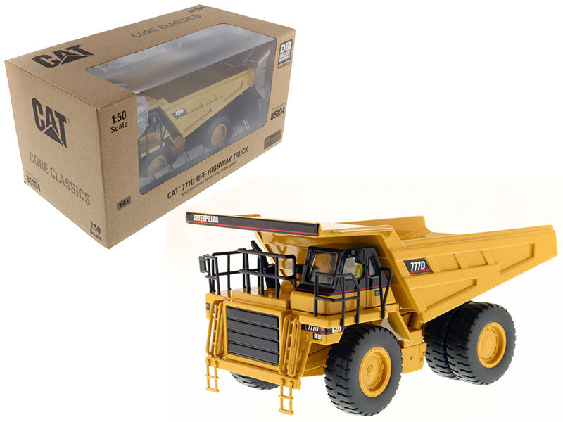 CAT Caterpillar 777D Off Highway Dump Truck with Operator "Core Classics Series" 1/50 Diecast Model by Diecast Masters LuxuryLifeWay Online Store
