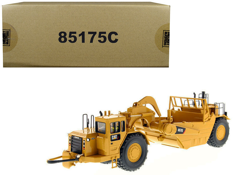 CAT Caterpillar 657 G Wheel Tractor Scraper with Operator "Core Classics Series" 1/50 Diecast Model by Diecast Masters LuxuryLifeWay Online Store
