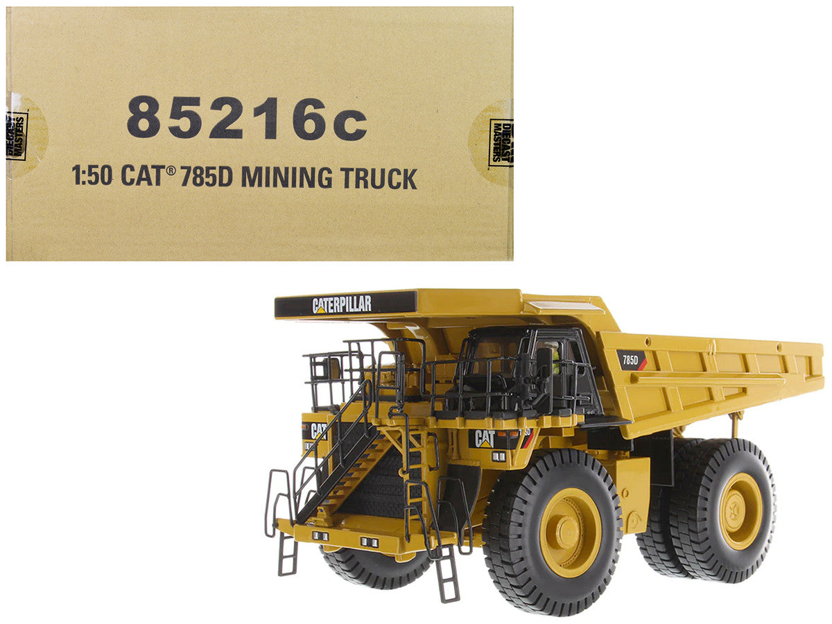 CAT Caterpillar 785D Mining Truck Yellow with Operator "Core Classics" Series 1/50 Diecast Model by Diecast Masters LuxuryLifeWay Online Store