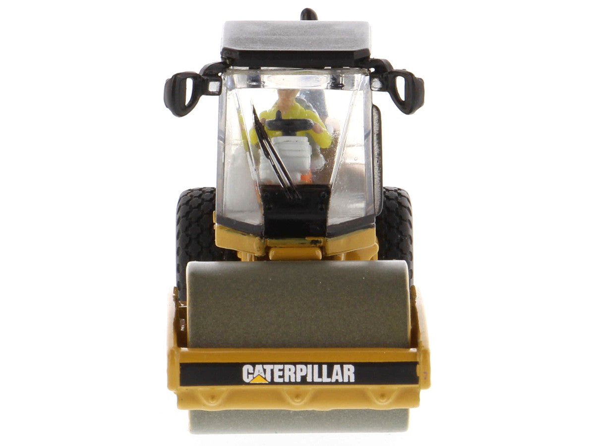 CAT Caterpillar CS56 Smooth Drum Vibratory Soil Compactor with Operator "High Line" Series 1/87 (HO) Scale Diecast Model by Diecast Masters LuxuryLifeWay Online Store