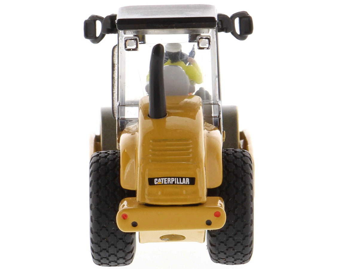 CAT Caterpillar CS56 Smooth Drum Vibratory Soil Compactor with Operator "High Line" Series 1/87 (HO) Scale Diecast Model by Diecast Masters LuxuryLifeWay Online Store