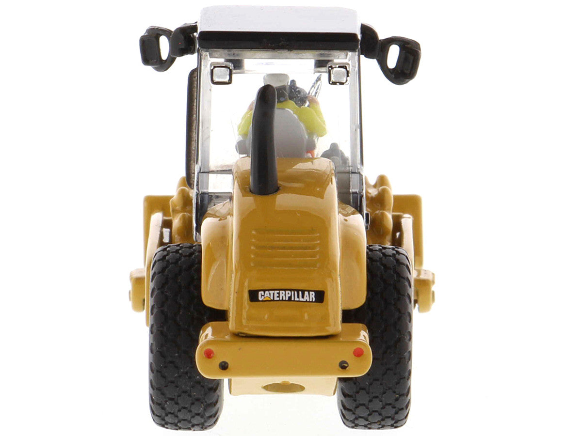 CAT Caterpillar CS56 Padfoot Drum Vibratory Soil Compactor with Operator "High Line" Series 1/87 (HO) Scale Diecast Model by Diecast Masters LuxuryLifeWay Online Store