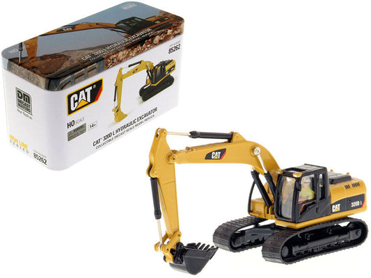 CAT Caterpillar 320D L Hydraulic Excavator with Operator "High Line" Series 1/87 (HO) Scale Diecast Model by Diecast Masters LuxuryLifeWay Online Store