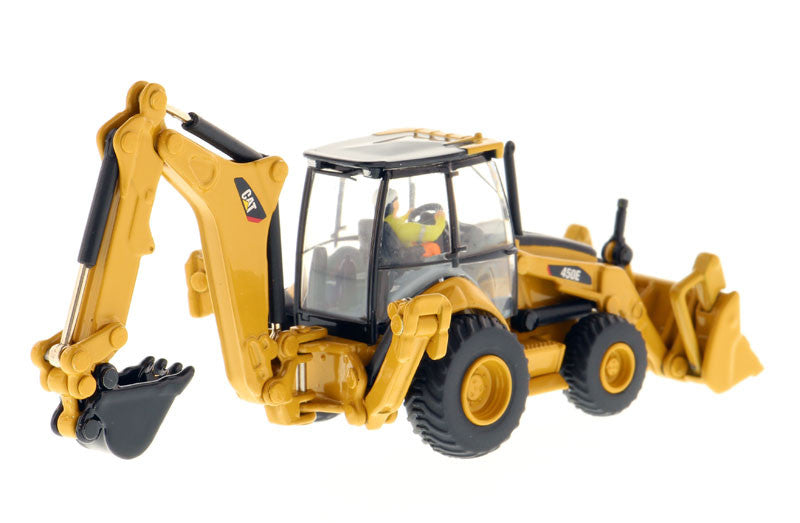 CAT Caterpillar 450E Backhoe Loader with Operator "High Line" Series 1/87 (HO) Scale Diecast Model by Diecast Masters LuxuryLifeWay Online Store
