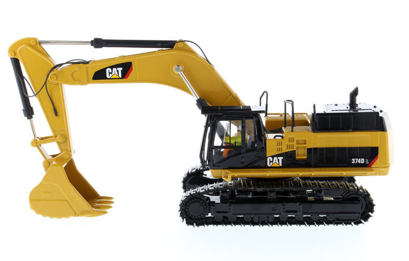CAT Caterpillar 374D L Hydraulic Excavator with Operator "High Line" Series 1/50 Diecast Model by Diecast Masters LuxuryLifeWay Online Store