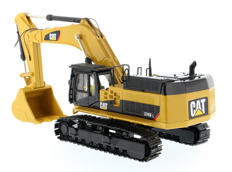 CAT Caterpillar 374D L Hydraulic Excavator with Operator "High Line" Series 1/50 Diecast Model by Diecast Masters LuxuryLifeWay Online Store