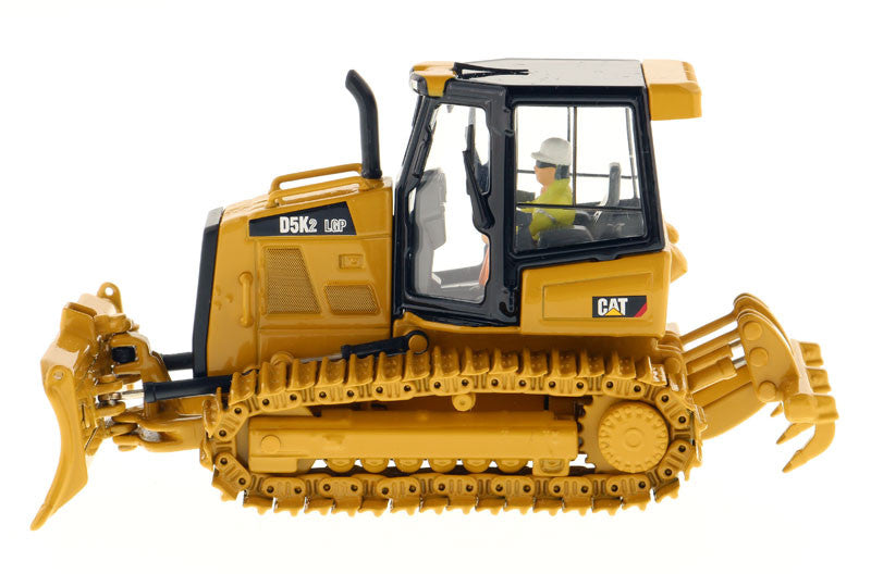 CAT Caterpillar D5K2 LGP Track Type Tractor Dozer with Ripper and Operator "High Line" Series 1/50 Diecast Model by Diecast Masters LuxuryLifeWay Online Store