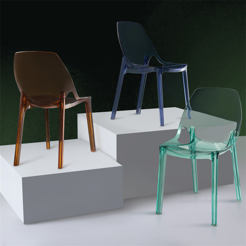 Fashionable Nordic Acrylic Crystal Makeup Chair LadyShow.Store