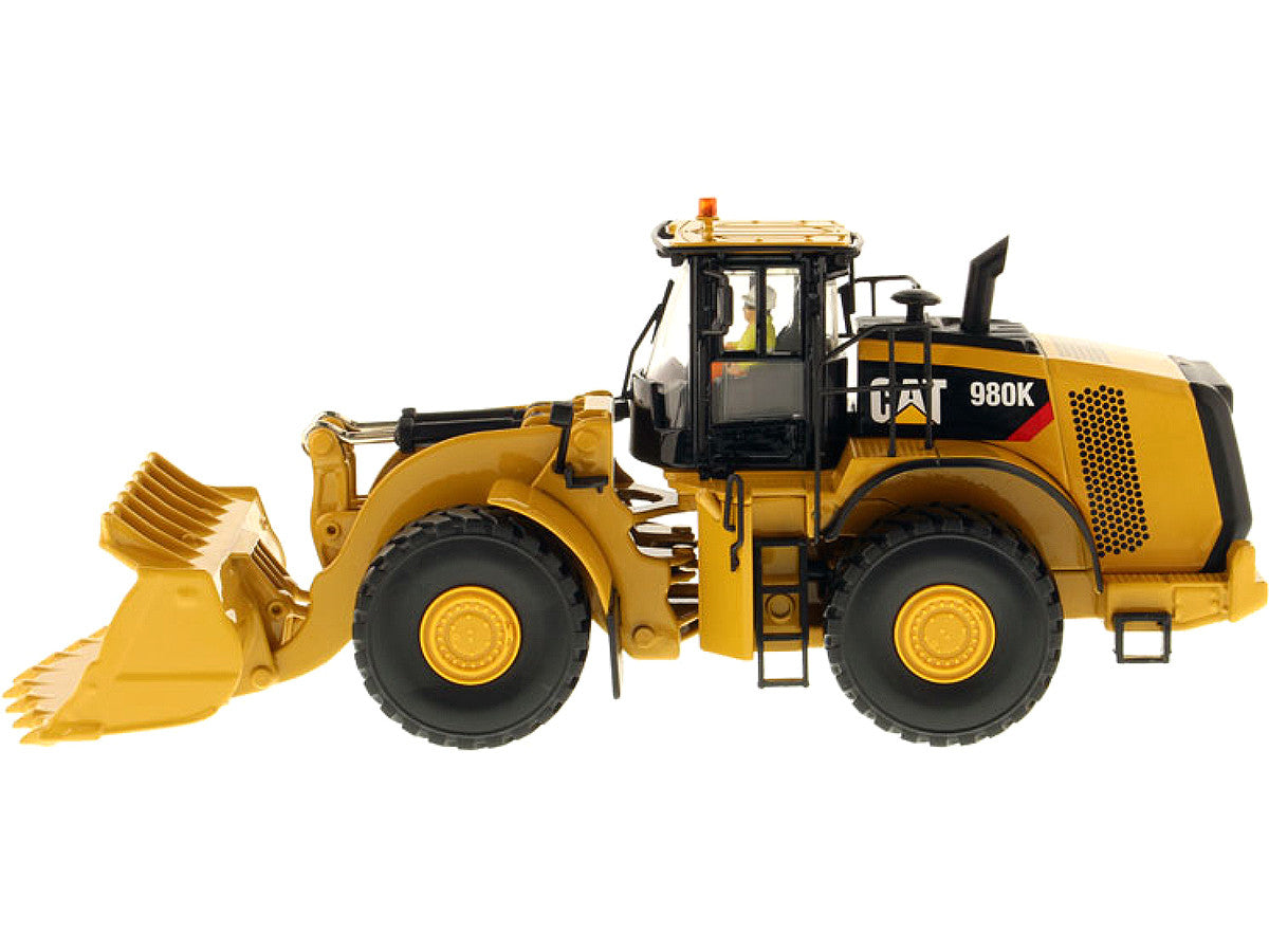 CAT Caterpillar 980K Wheel Loader Rock Configuration with Operator "Core Classics Series" 1/50 Diecast Model by Diecast Masters LuxuryLifeWay Online Store