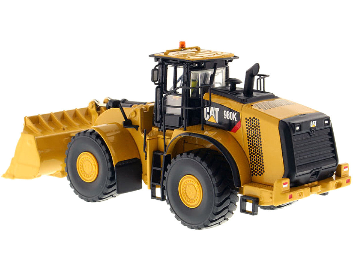 CAT Caterpillar 980K Wheel Loader Rock Configuration with Operator "Core Classics Series" 1/50 Diecast Model by Diecast Masters LuxuryLifeWay Online Store