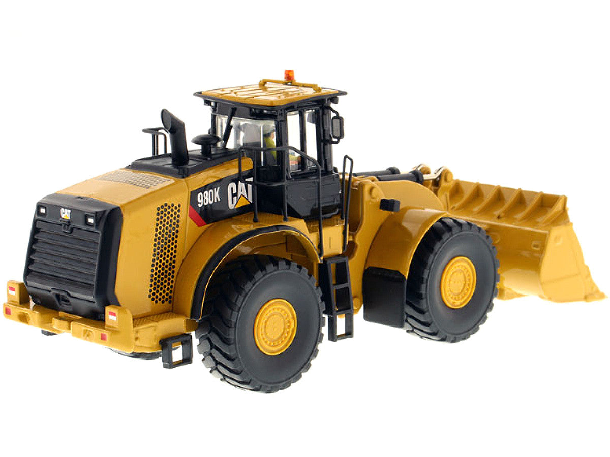 CAT Caterpillar 980K Wheel Loader Rock Configuration with Operator "Core Classics Series" 1/50 Diecast Model by Diecast Masters LuxuryLifeWay Online Store