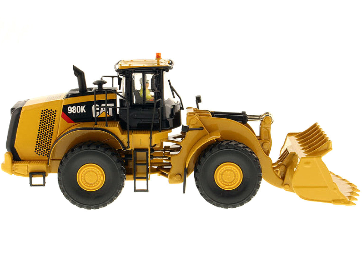 CAT Caterpillar 980K Wheel Loader Rock Configuration with Operator "Core Classics Series" 1/50 Diecast Model by Diecast Masters LuxuryLifeWay Online Store