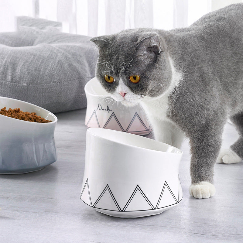 Ceramic pet cat bowl Pets Fashion