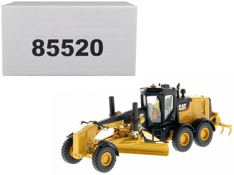 CAT Caterpillar 12M3 Motor Grader with Operator "High Line" Series 1/87 (HO) Scale Diecast Model by Diecast Masters LuxuryLifeWay Online Store