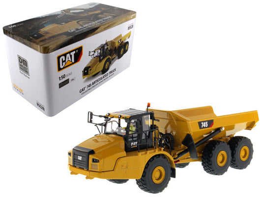 CAT Caterpillar 745 Articulated Dump Truck with Removable Operator "High Line" Series 1/50 Diecast Model by Diecast Masters LuxuryLifeWay Online Store