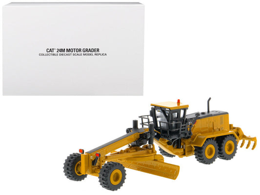 CAT Caterpillar 24M Motor Grader "Elite Series" 1/125 Diecast Model by Diecast Masters LuxuryLifeWay Online Store