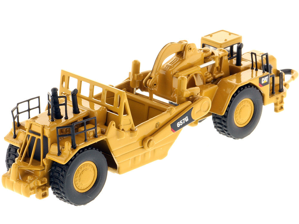 CAT Caterpillar 657G Wheeled Scraper Tractor "High Line" Series 1/125 Diecast Model by Diecast Masters LuxuryLifeWay Online Store