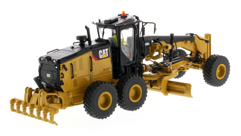 CAT Caterpillar 14M3 Motor Grader with Operator "High Line Series" 1/50 Diecast Model by Diecast Masters LuxuryLifeWay Online Store