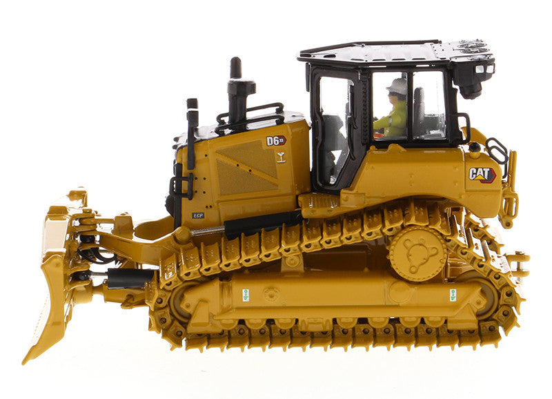 CAT Caterpillar D6 XE LGP Track Type Tractor Dozer with VPAT Blade and Operator "High Line" Series 1/50 Diecast Model by Diecast Masters LuxuryLifeWay Online Store