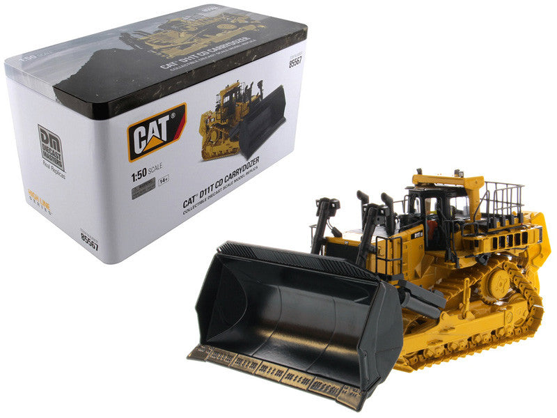 CAT Caterpillar D11T CD Carrydozer with Operator "High Line Series" 1/50 Diecast Model by Diecast Masters LuxuryLifeWay Online Store