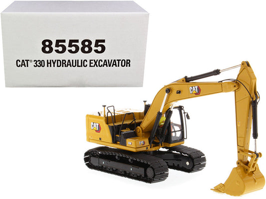 Cat Caterpillar 330 Hydraulic Excavator Next Generation with Operator "High Line Series" 1/50 Diecast Model by Diecast Masters LuxuryLifeWay Online Store
