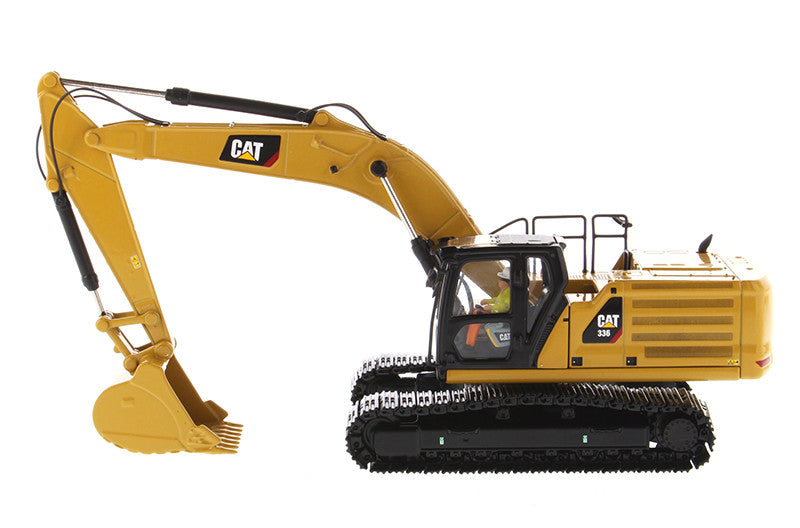 CAT Caterpillar 336 Next Generation Hydraulic Excavator and Operator "High Line" Series 1/50 Diecast Model by Diecast Masters LuxuryLifeWay Online Store