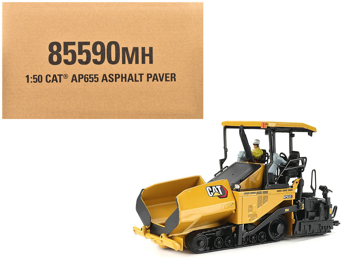 CAT Caterpillar AP655F Asphalt Paver Yellow "Core Classics" Series 1/50 Diecast Model by Diecast Masters LuxuryLifeWay Online Store