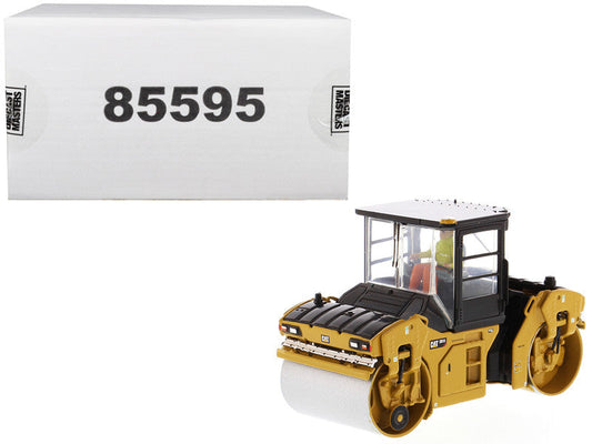 CAT Caterpillar CB-13 Tandem Vibratory Roller with Cab and Operator "High Line Series" 1/50 Diecast Model by Diecast Masters LuxuryLifeWay Online Store