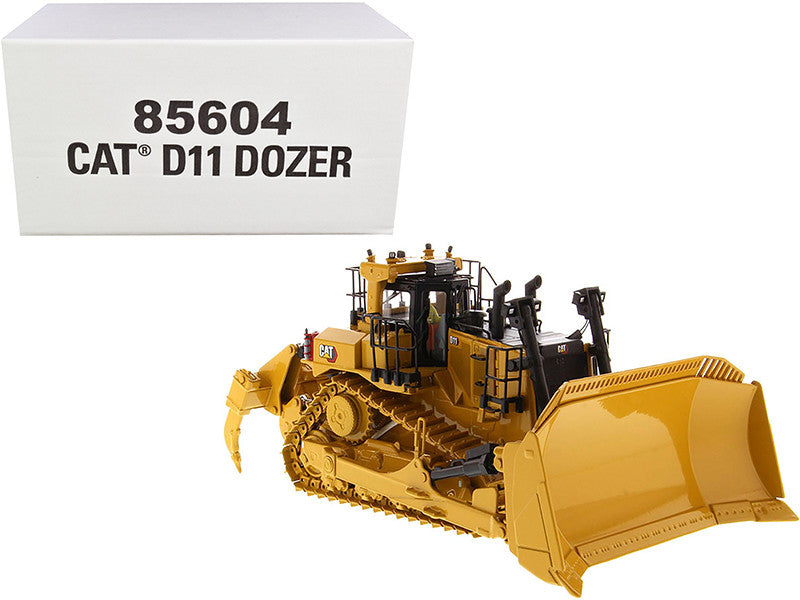 CAT Caterpillar D11 Fusion Track-Type Tractor Dozer with Operator "High Line" Series 1/50 Diecast Model  by Diecast Masters LuxuryLifeWay Online Store