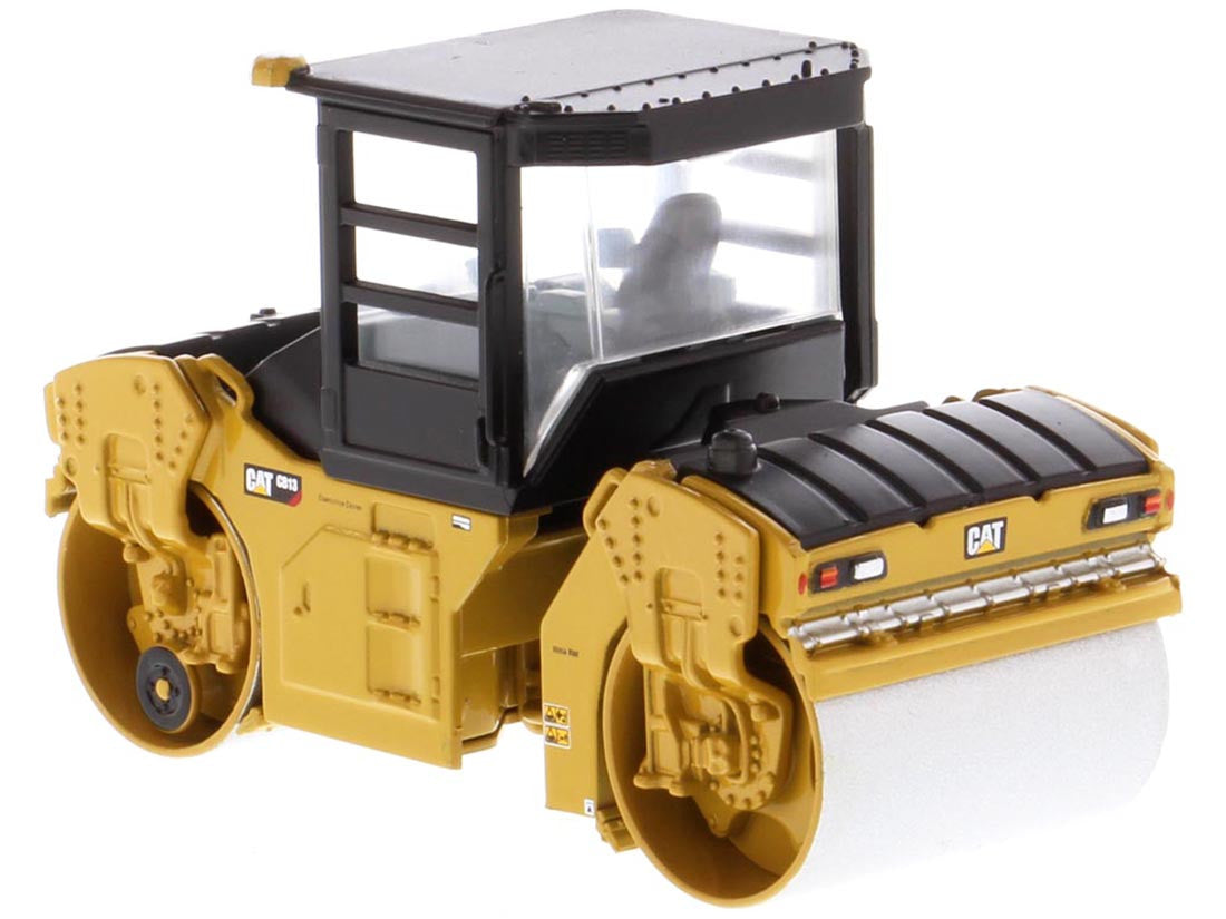 CAT Caterpillar CB-13 Tandem Vibratory Roller with Cab "Play & Collect!" Series 1/64 Diecast Model by Diecast Masters LuxuryLifeWay Online Store