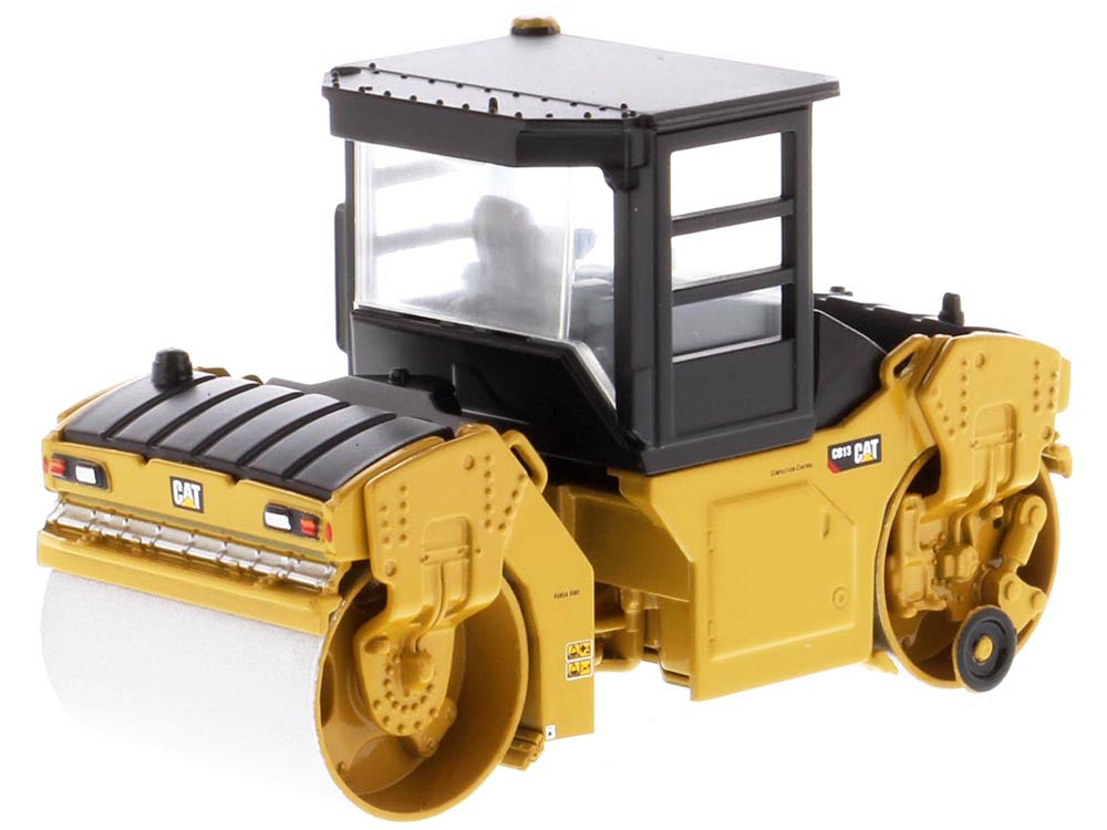 CAT Caterpillar CB-13 Tandem Vibratory Roller with Cab "Play & Collect!" Series 1/64 Diecast Model by Diecast Masters LuxuryLifeWay Online Store