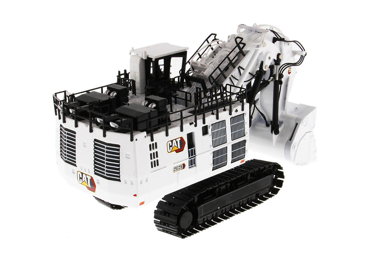 CAT Caterpillar 6060 Hydraulic Mining Front Shovel Coal Configuration White "High Line Series" 1/87 (HO) Scale Diecast Model by Diecast Masters LuxuryLifeWay Online Store