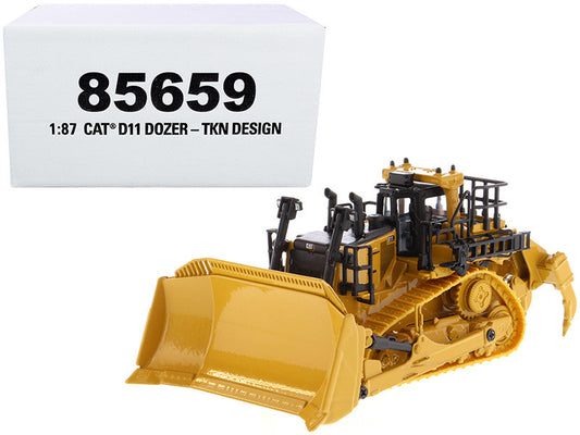 CAT Caterpillar D11 Track-Type Tractor Dozer TKN Design "High Line" Series 1/87 (HO) Scale Diecast Model by Diecast Masters LuxuryLifeWay Online Store