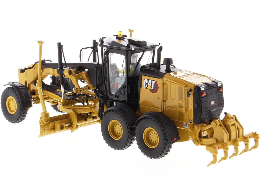CAT Caterpillar 150 Motor Grader with Operator "High Line Series" 1/50 Diecast Model by Diecast Masters LuxuryLifeWay Online Store