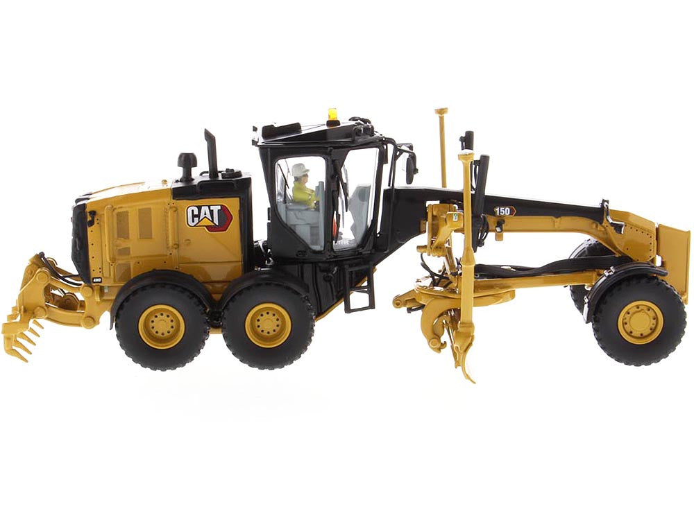 CAT Caterpillar 150 Motor Grader with Operator "High Line Series" 1/50 Diecast Model by Diecast Masters LuxuryLifeWay Online Store